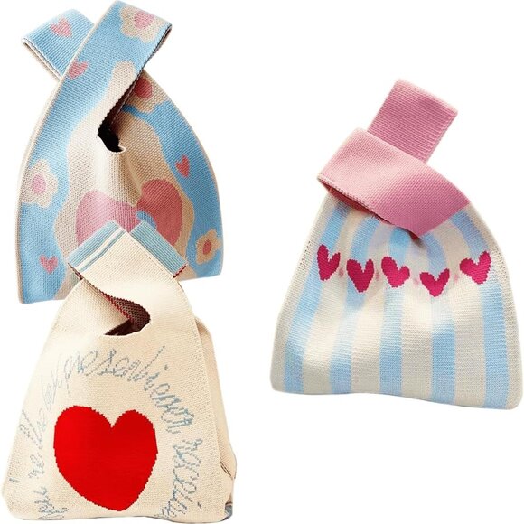 Handbags - 3 Piece Women's Mini Tote Bags Multi-Purpose Light Compact Gift Set